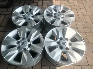 17Inch TOYOTA HILLUX Magrims 6Holes Silver A Set of Four On Sale.