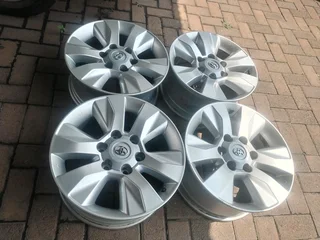 17Inch TOYOTA HILLUX Magrims 6Holes Silver A Set of Four On Sale.