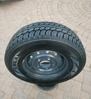 ONE 16Inch MAHINDRA Standard Steel Rim &amp; ELANZO SUPRA Tyre 245 /75R16 On Sale.