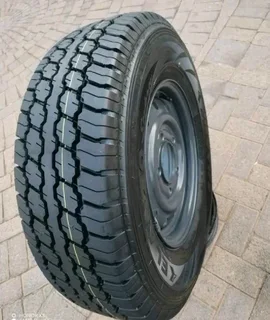 ONE 16Inch MAHINDRA Standard Steel Rim &amp; ELANZO SUPRA Tyre 245/75R16 On Sale.