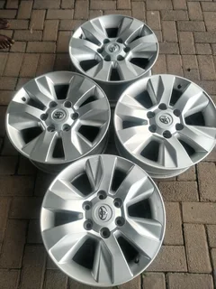17Inch TOYOTA HILLUX Magrims 6Holes Silver A Set of Four On Sale.