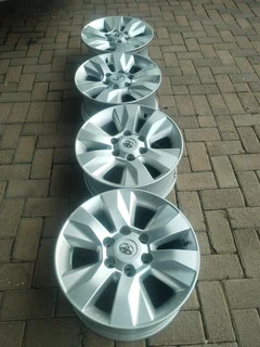 17Inch TOYOTA HILLUX Magrims 6Holes Silver A Set of Four On Sale.