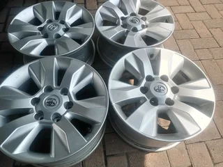 17Inch TOYOTA HILLUX Magrims 6Holes Silver A Set of Four On Sale.