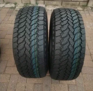 265 60R18 GENERAL GRABBER AT 3 Tyres A Set Of Four On Sale.