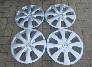 15Inch TOYOTA PROFESSIONAL Wheel Cover Caps a Set of Four On Sale.