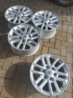 17Inch TOYOTA FORTUNA /HILLUX Magrims 6Holes a Set of Four On Sale.