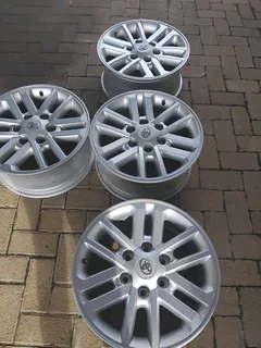 17Inch TOYOTA FORTUNA /HILLUX Magrims 6Holes a Set of Four On Sale.