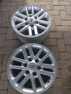 17Inch TOYOTA FORTUNA /HILLUX Magrims 6Holes a Set of Four On Sale.