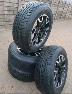 18Inch TOYOTA LEGEND 50 Magrims &amp; DUNLOP GRAND TREK Tyres  265 60R18 A Set of Four On Sale.