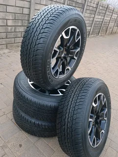 18Inch TOYOTA LEGEND 50 Magrims &amp; DUNLOP GRAND TREK Tyres  265 60R18 A Set of Four On Sale.