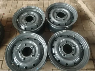 16Inch MAHINDRA Standard Steel Rims 5Holes A Set of Four On Sale .