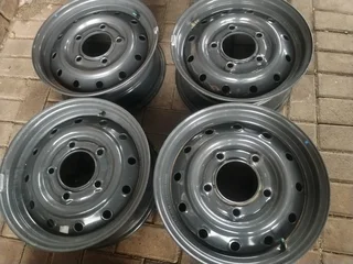 16Inch MAHINDRA Standard Steel Rims 5Holes A Set of Four On Sale .
