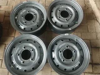16Inch MAHINDRA Standard Steel Rims 5Holes A Set of Four On Sale .