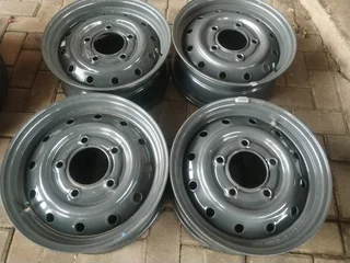 16Inch MAHINDRA Standard Steel Rims 5Holes A Set of Four On Sale .