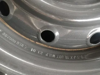 16Inch MAHINDRA Standard Steel Rims 5Holes A Set of Four On Sale .