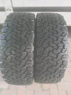 265 60r18 Bf Goodrich All-terrain Ko2 Tyres A Set Of Two On Sale.