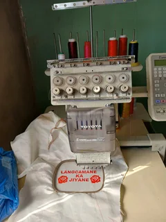 Toyota single head 6 needle industrial embroidery machine for sale R25000 including software and hoo