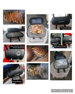 Outdoor braai griller mini and large