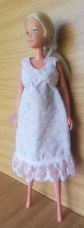 Barbie, Steffi Love Expectant Fashion Dolls Clothes - Pink Maternity Dress and Panties