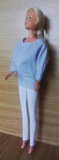 Barbie, Steffi Love Expectant Fashion Dolls Clothes - Top, Stretch Pants, Leather Handbag,  Peak Cap