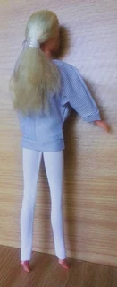 Barbie, Steffi Love Expectant Fashion Dolls Clothes - Top, Stretch Pants, Leather Handbag,  Peak Cap