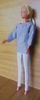 Barbie, Steffi Love Expectant Fashion Dolls Clothes - Top, Stretch Pants, Leather Handbag,  Peak Cap