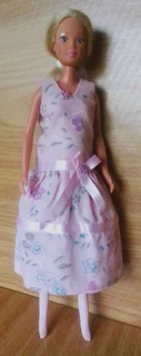 Barbie, Steffi Love Expectant Fashion Dolls Clothes - Pink Maternity Dress, Stockings and Panties