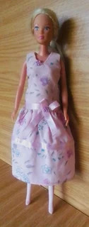 Barbie, Steffi Love Expectant Fashion Dolls Clothes - Pink Maternity Dress, Stockings and Panties