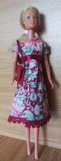 Barbie, Steffi Love Expectant Fashion Dolls Clothes - Maternity Dress, Necklace,  Handbag, Panties
