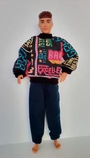 Ken Barbie Male Fashion Dolls Clothes - Tracksuit