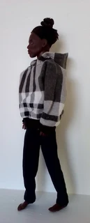 Ken Barbie Male Fashion Dolls Clothes - Hooded Top and Long Pants