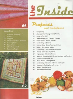 CRAFTWISE - Issue 80 - July/August 2011 - Craft Magazine - Crafts