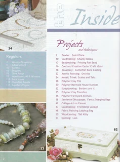 CRAFTWISE - Issue 60 - March/April 2008 - Craft Magazine - Crafts