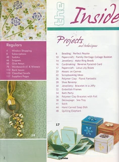 CRAFTWISE - Issue 61 - May June 2008 - Craft Magazine - Crafts