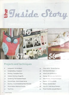 CRAFTWISE - Issue 98 - July/August 2014 - Craft Magazine - Crafts