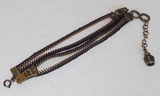 YKK Zip / Zipper Bracelet - Men or Womens Jewelry