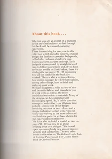 The Golden Hands - Book of Embroidery Designs - Crafts