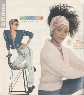 PATONS - 4 x File and Keep Patterns - Knitting Patterns - Crafts