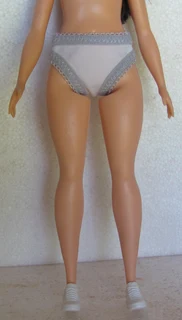Curvy Barbie Doll - Fashion Dolls Satin Kimono and Panties