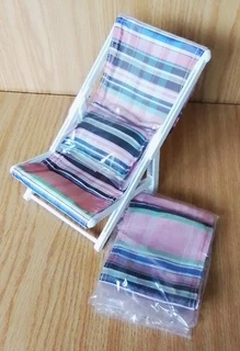 Barbie, Steffi Love and Disney Fashion Dolls Furniture - Wooden Deck Chair ( Waterproofed )