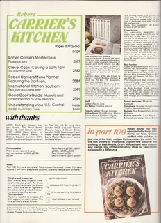 Robert Carrier&#39;s Kitchen - Part 108 - Recipe Cookbook