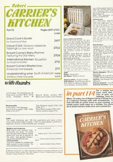 Robert Carrier&#39;s Kitchen - Part 113 - Recipe Cookbook