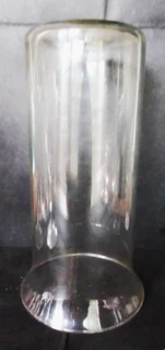 Vintage Cylinder Flair Topped Vase