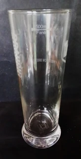 2 x 500ml Castle Draught Glasses - Collectable
