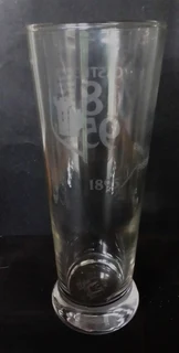 2 x 500ml Castle Draught Glasses - Collectable
