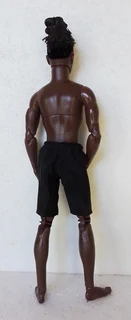 Ken Barbie Male Fashion Dolls Clothes - Animal Print Cotton Robe and Satin Boxer Shorts