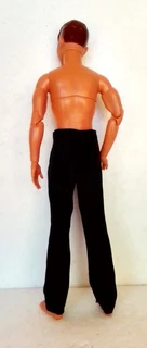 Ken Barbie Male Fashion Dolls Clothes - Lined Velvet Jacket, Waistcoat, Cotton Shirt , Long Pants