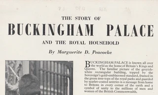 The Pictorial Story of Buckingham Palace and the Royal Household - 1949 - PITKIN
