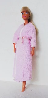 Barbie Fashion Dolls Clothes - Fashion Dolls Full Length Toweling Gown, Nightdress and Panties