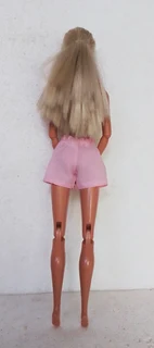Barbie Fashion Dolls Clothes / Outfit - Pink Toweling Wrap and Shortie Pyjamas